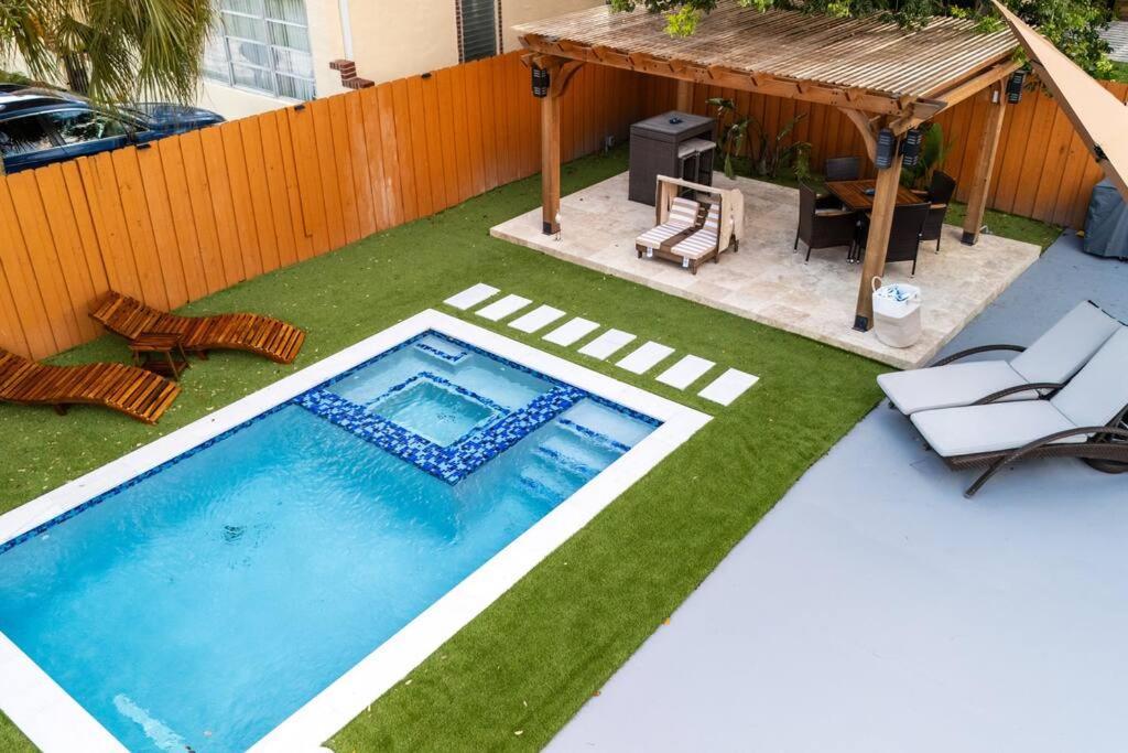 Villa Luxury Retreat 3B ,2Ba Pool , Coral Gables Center Miami Exterior foto