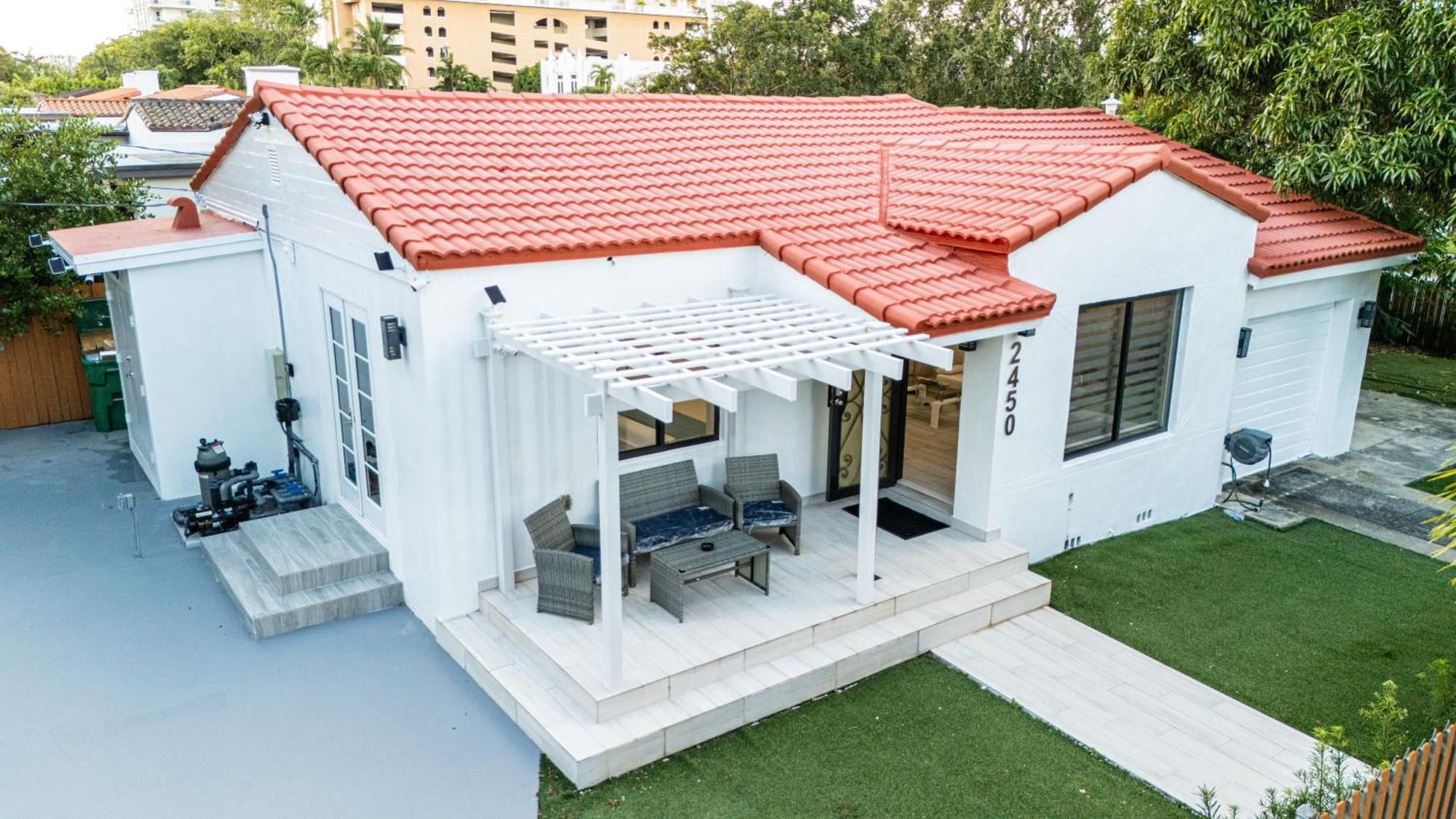 Villa Luxury Retreat 3B ,2Ba Pool , Coral Gables Center Miami Exterior foto